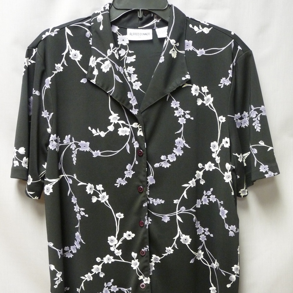 Alfred Dunner Womens Blouse 14
